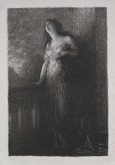 Vertrauen in die Nacht von Ignace Henri Jean Fantin Latour