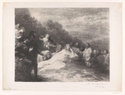 Faust und Mephisto sehen Helena von Troja von Ignace Henri Jean Fantin Latour