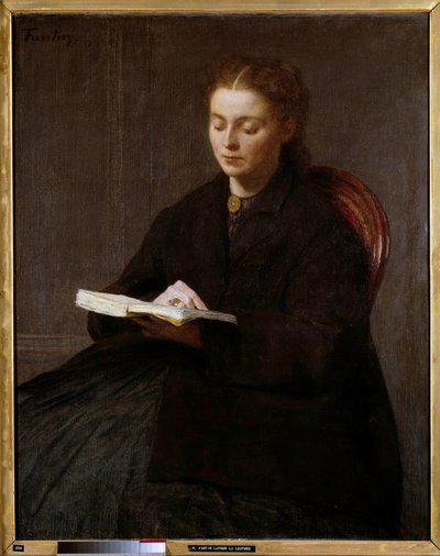 Die Lektüre von Ignace Henri Jean Fantin Latour