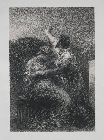 Der Magier Baltazar und Fatime von Ignace Henri Jean Fantin Latour