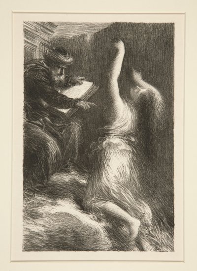 Parsifal: Akt II, Evokation von Kundry von Ignace Henri Jean Fantin Latour