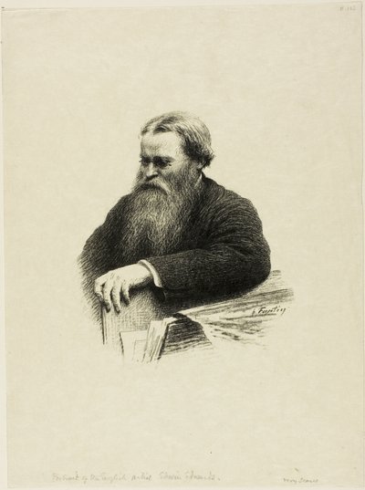 Porträt des Künstlers Edwin Edwards von Ignace Henri Jean Fantin Latour