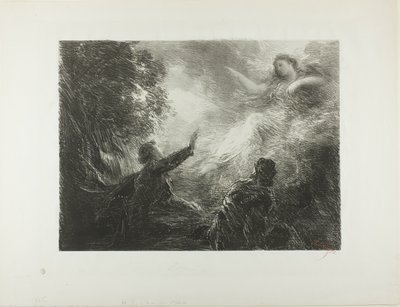Die Fee der Alpen von Ignace Henri Jean Fantin Latour