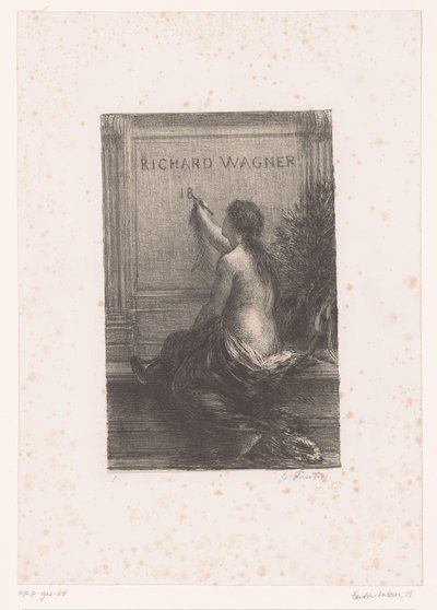 Titelblatt für: Richard Wagner, sa vie et ses œuvres von Ignace Henri Jean Fantin Latour