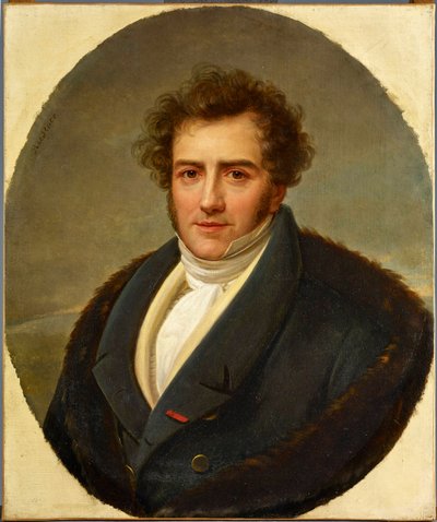 Porträt des Komponisten François-Adrien Boieldieu (1775-1834), von Henri-François Riesener (1767-1828) von Henri Francois Riesener