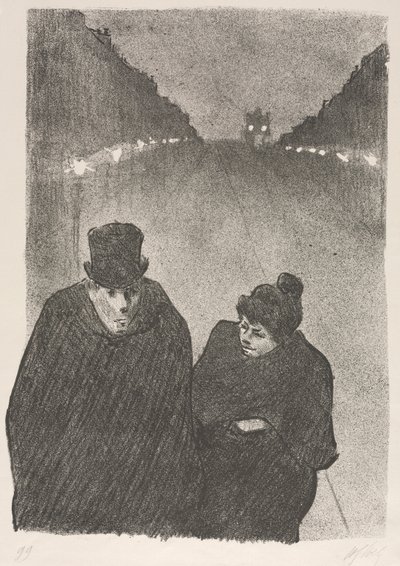 Ach, es ist wahr, mein armer alter Mann, du wärst der Erste, dem ich den Bus verpasst hätte... von Henri Gabriel Ibels