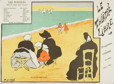 Zweite Aufführung: Les Fossiles, für Le Théâtre Libre von Henri Gabriel Ibels