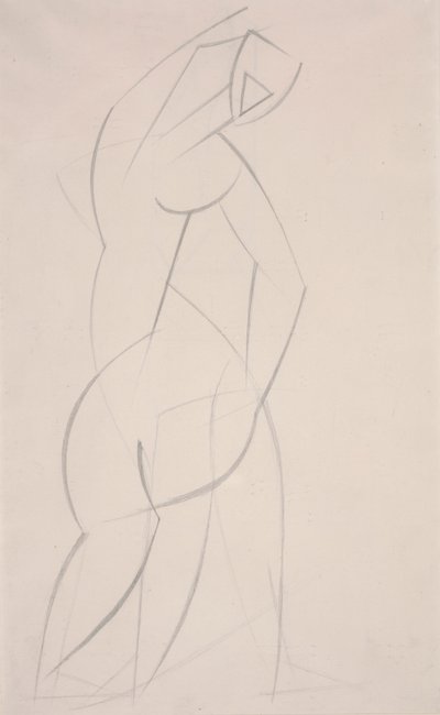 Ohne Titel (Studie für Red Stone Dancer) von Henri Gaudier Brzeska