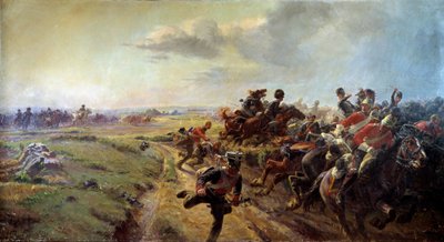 Der Vorabend von Waterloo (16. Juni) von Henri Georges Jacques Chartier