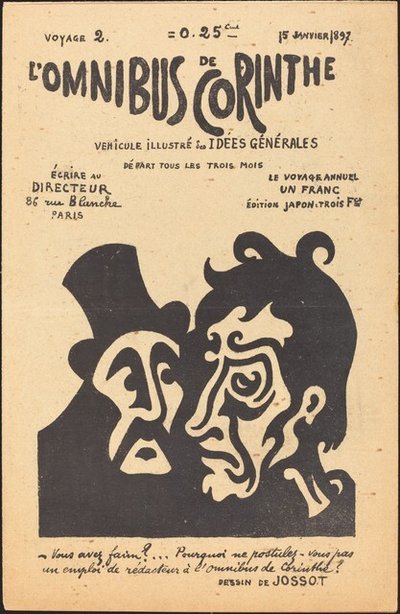 Omnibus von Korinth (Nr. 2, 15. Januar 1897) von Henri Gustave Jossot, Louis Valtat, and others