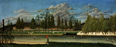 Landschaft mit Baumstämmen, ca. 1887 von Henri J.F. 1844 1910 Rousseau
