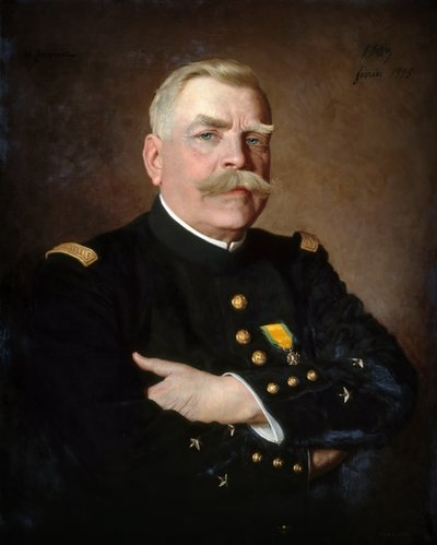 Porträt von Joseph Joffre, Marschall von Frankreich von Henri Jacquier
