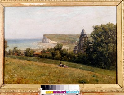 Ansicht vom Treport. Gemälde von Constant Dutilleux (1807-1865). 1865. Douai, Museum der Chartreuse von Henri Joseph Constant Dutilleux