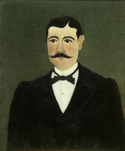 Porträt von Frumence Biche in Zivilkleidung, ca. 1891 von Henri Julien Félix Rousseau