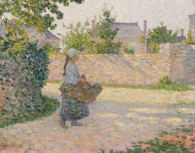 Bäuerin kehrt ins Dorf zurück, 1893 von Henri Lebasque