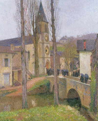 Zeit für die Messe in Labastide du Vert von Henri Martin