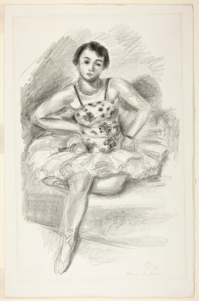 Balletttänzerin, aus Zehn Tänzer von Henri Matisse