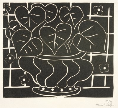 Schale mit Begonien I von Henri Matisse