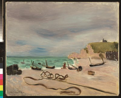 Seile am Strand von Etretat, um 1920 von Henri Matisse