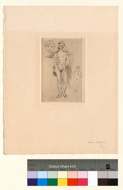 Zwei Akte, ein Kopf von Henri Matisse