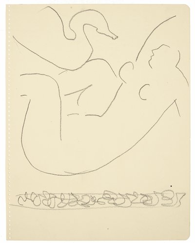 Studie (Leda und der Schwan) von Henri Matisse