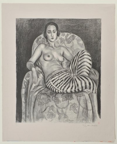 Große Odaliske mit Bayadere-Hose von Henri Matisse
