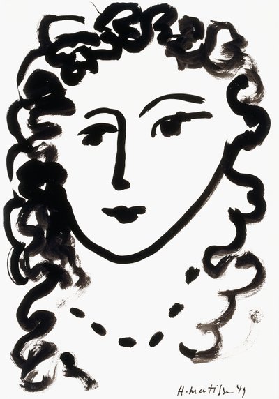 Kopf einer Frau von Henri Matisse