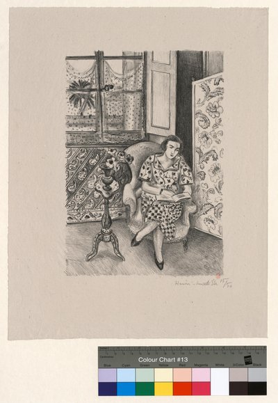Innenraum, die Lektüre von Henri Matisse