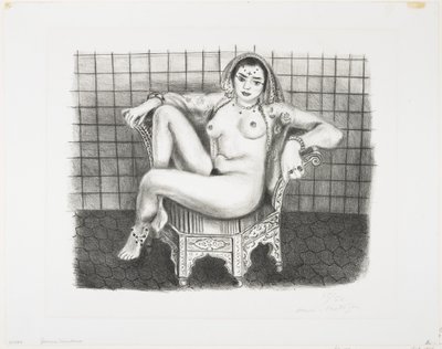 Junge Hindu - Sitzende Odaliske von Henri Matisse