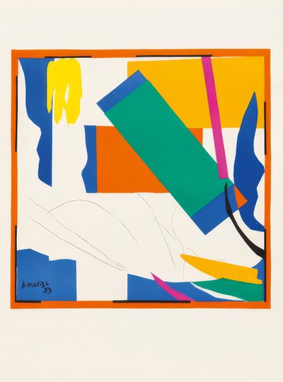 Konvolut von acht Farblithografien von Henri Matisse