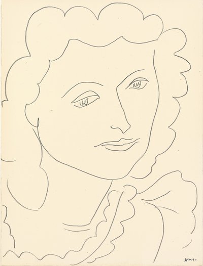 Großer Kopf (Lucienne) von Henri Matisse