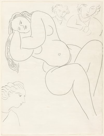 Der Glöckner, Platte acht aus Poesies de Mallarmé von Henri Matisse