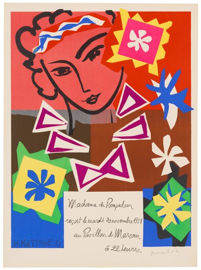 Madame de Pompadour empfängt am Dienstag, den 20. November von Henri Matisse