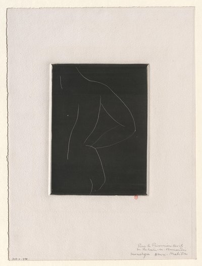 Rückenakt von Henri Matisse