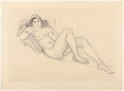 Akt mit Turban von Henri Matisse