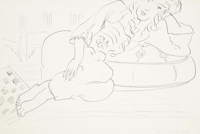 Odaliske Schachbrett, Kissen von Henri Matisse