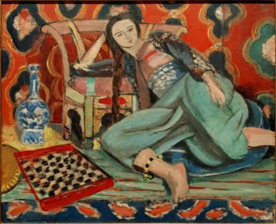 Odaliske in einem türkischen Sessel von Henri Matisse