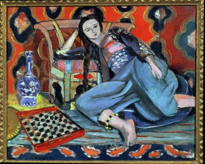 Odaliske mit einem türkischen Stuhl von Henri Matisse