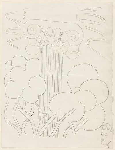 Mehrere Sonette: "A la nue accablante...", Platte 29 aus Poesies de Mallarmé von Henri Matisse