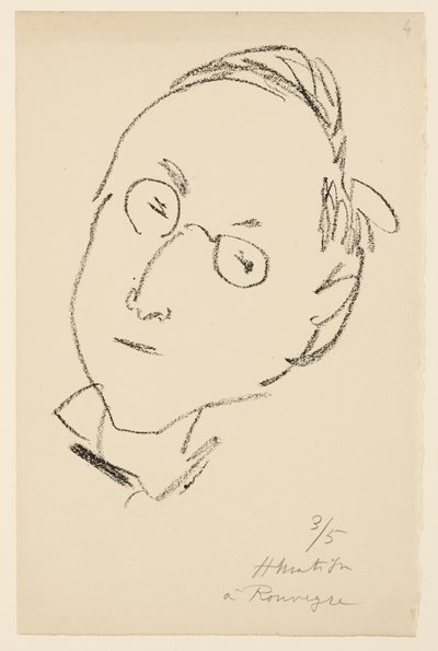 Porträt von Paul Léautaud von Henri Matisse