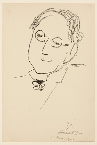 Porträt von Paul Léautaud von Henri Matisse