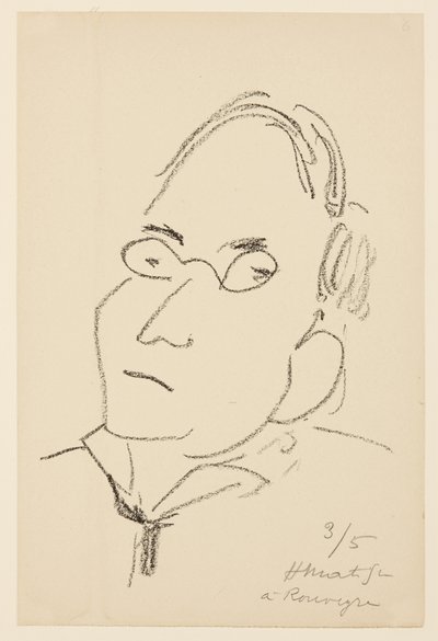 Porträt von Paul Léautaud von Henri Matisse
