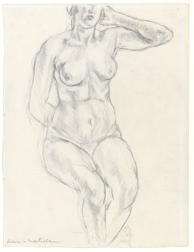 Sitzender Akt von Henri Matisse