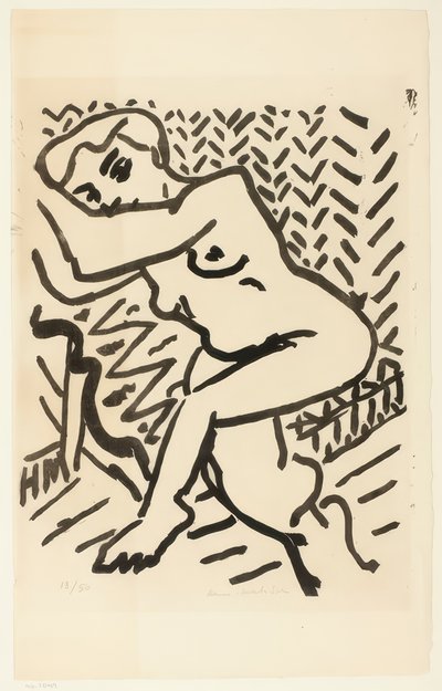 Kleine helle Holzschnitt von Henri Matisse