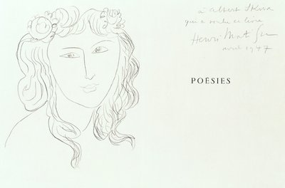 Stéphane Mallarmé, Gedichte von Henri Matisse