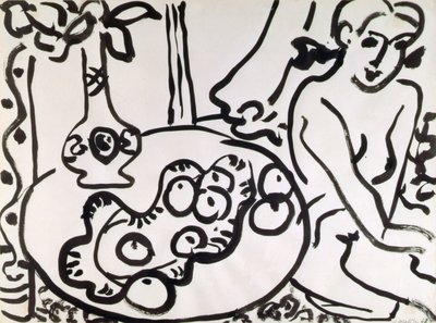 Stillleben mit Akt von Henri Matisse