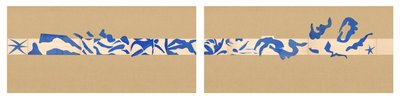 Das Schwimmbad (La Piscine), Modell für Keramik von Henri Matisse