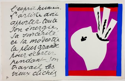 Der Schwertschlucker, aus Jazz von Henri Matisse
