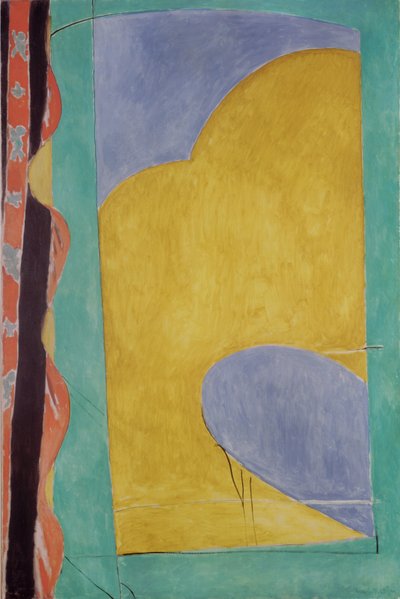 Der gelbe Vorhang, um 1915 von Henri Matisse