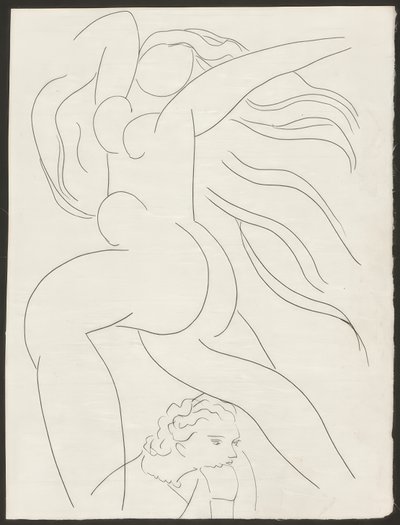 Toast, Platte eins aus Poesies de Mallarmé von Henri Matisse